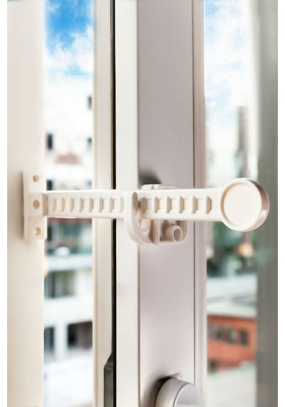 Baby Lock 4 Adet Çocuk Güvenlik Ayarlanabilir Pencere Kilidi Çok Renkli