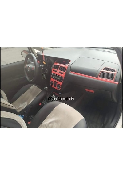 Fiat Linea Full Set Maun Kaplama Seti Kırmızı Renk