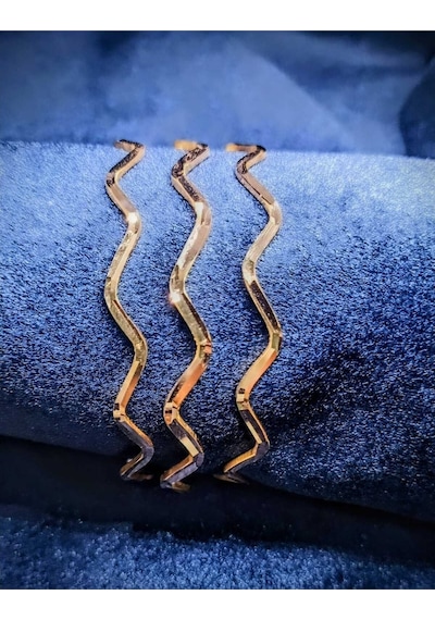 Sevim Gold 22 Ayar 10 Gram Yatırımlık Ajda Zigzag Bilezik. Işçiliksiz. Farklı Ölçü Için Mesaj Atınız