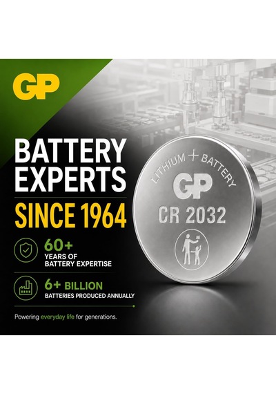 Batteries Cr2032, 5'li Kart, Lityum Düğme Pil, 3 Volt