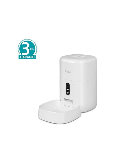 Ttec Foodi Pro Full Hd Kameralı Çift Yönlü Görüşmeli Otomatik Kedi Köpek Besleyici 4 L
