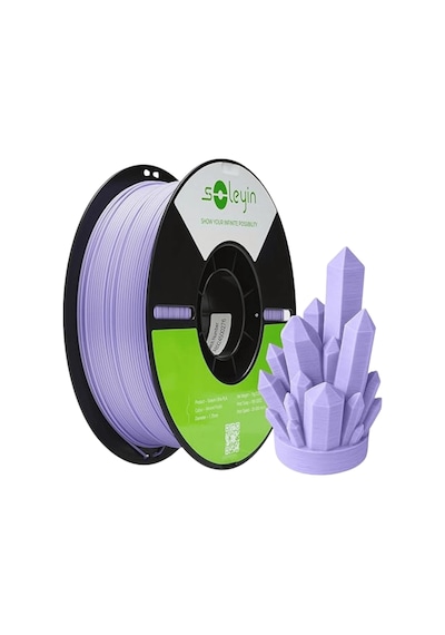 Soleyin Ultra Pla Badem Mor Filament 1.75 Mm. 1kg.