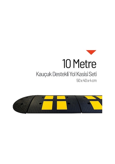 Kauçuk Yol Kasisi Destekli Hız Kesici Set 10 M-3360
