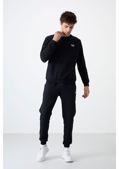 Tommy Life Andy Lacivert Şardonlu Erkek Eşofman Takım - 85190 Lacivert