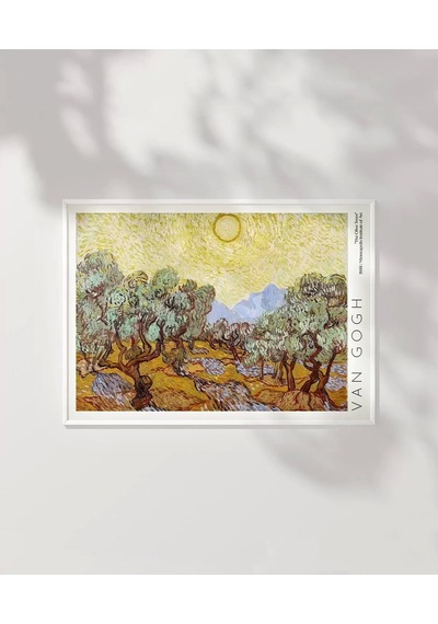 Çerçevesiz Poster Vincent Van Gogh Zeytin Ağaçları