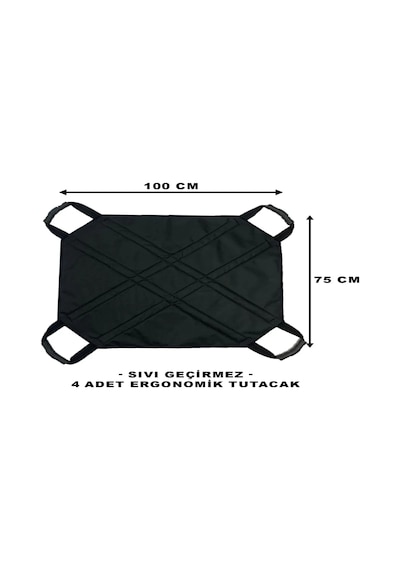 Benlife Hasta Çevirme Aparatı Ergonomik Kayışlı - 75x100cm