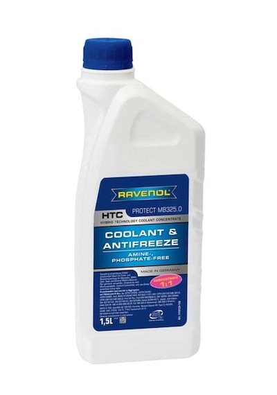 Ravenol Htc Hybrid Technology Coolant Concentrate Nf Ve Hibrit Teknoloji Antifriz Konsantresi 1.5 Litre 1410120-150 Mavi