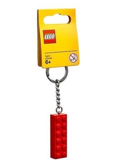 LEGO Classic 853960 2X6 Kırmızı Anahtarlık