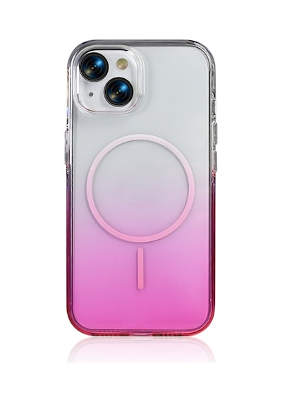 Apple Uyumlu iPhone 13 Kılıf M-safe Şarj Özellikli Zore Septik Silikon Kapak Mor
