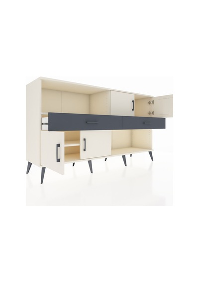 Hyperion Konsol 3 Raflı 2 Çekmeceli 4 Kapaklı 176x44x99 Aytaşı-aytaşı/antrasit Aytası/aytası - Aytası Hyperion Konsol 3 Raflı 2 Çekmeceli 4 Kapaklı 176x44x99 Aytaşı-aytaşı/antrasit Aytası/aytası - Aytası