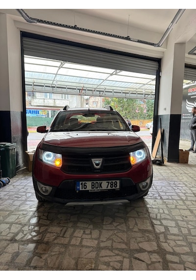 3 İnç Bi Xenon Mercek Kare Model Turuncu Beyaz Angelli Kapak Set