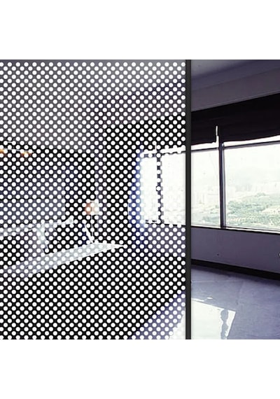 Technosmart 45x100cm Beyaz Noktalı Statik Cam Filmi Kaplama Mutfak Ofis Banyo Pencere