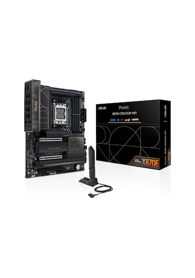 Asus Proart X870e-creator Wıfı Amd X870e Soket Am5 Ddr5 8000+ Oc Mhz Atx