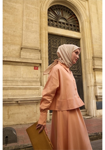 Silk Home Monogram Pamuk İpek Eşarp 130001-21 Fildişi