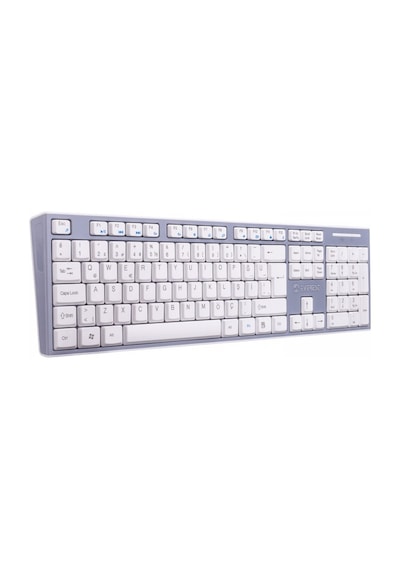 Everest KM-6063 Beyaz/Gri Kablosuz Q Multime  ia Klavye + Mouse S