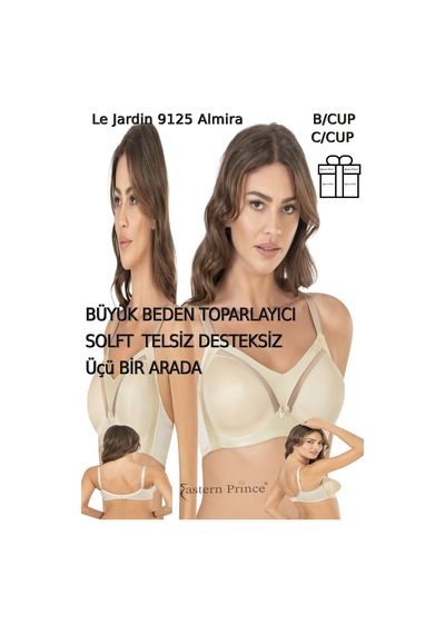 Le Jardin 9125 Kadın Sütyen Desteksiz Telsiz Dantelsiz Soft Toparlayıcı Cup Almira 3 Set Beyazsiyahbej Le Jardin 9125 Kadın Sütyen Desteksiz Telsiz Dantelsiz Soft Toparlayıcı Cup Almira 3 Set Beyazsiyahbej