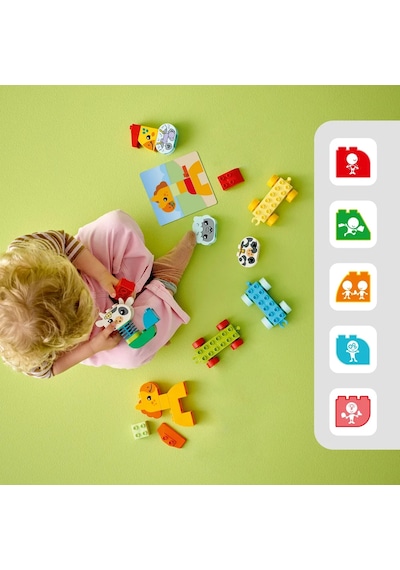 LEGO® DUPLO® İlk Hayvan Trenim 10412 1½+ Eğitici Oyuncak Yapım Seti - 19 Parça