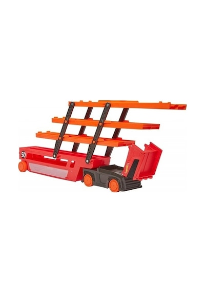 Hot Wheels Mega  Tır Kırmızı/turuncu