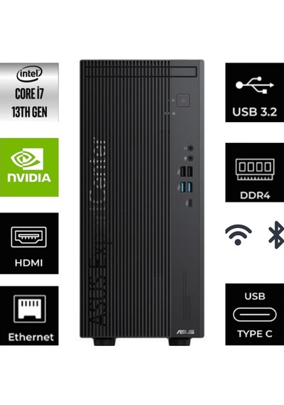 Asus D700ME-5135000410-83 i5-13500 8 GB 1 TB SSD 4 GB T400 W11P Masaüstü Bilgisayar