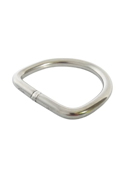 Paslanmaz Krom D Halka. D Halka. 6mm. 45x35mm