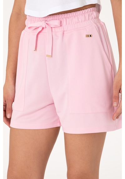 U.S. Polo Assn. Kadın Açık Pembe Modal Karışımlı Örme Şort 50306735-VR078