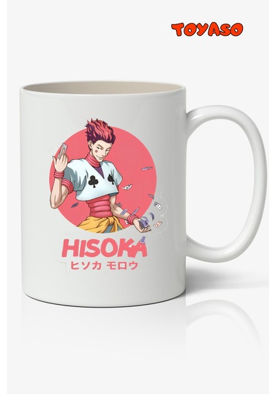 Hunter X Hunter Hisoka Anime Temalı Beyaz Kupa Bardak Sevgiliye Arkadaşa Hediye Beyaz