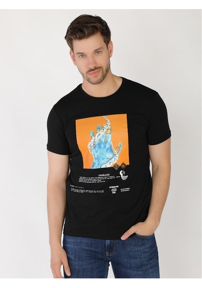 Roberto Cavalli Erkek Tshirt /M.Rob.0421.14023 Siyah