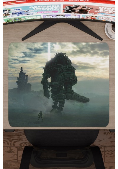 Shadow Of The Colossus Dikişli Kauçuk Oyuncu Mousepad V4 - 48x40 Xl Gaming Mouse Pad
