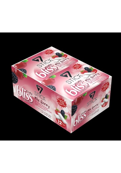7stıck Sekersız Mıx Berry Aromalı Blıster Sakız 9 Pcs 12adet