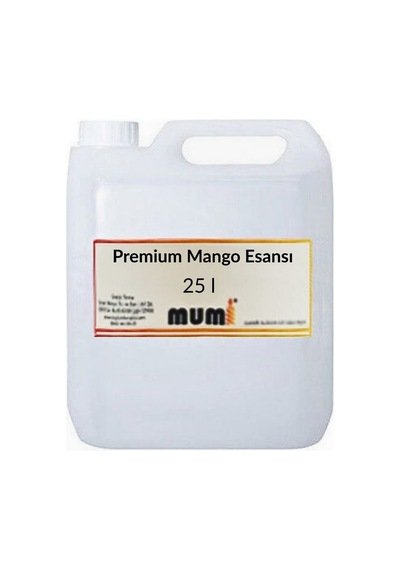 Premium Mango Mum Esansı 25 Litre Şeffaf