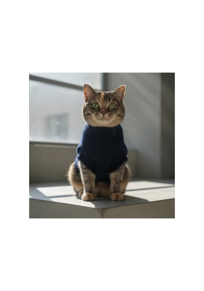 Kedi Ve Köpek İçin Ayıcıklı Lacivert Kazak