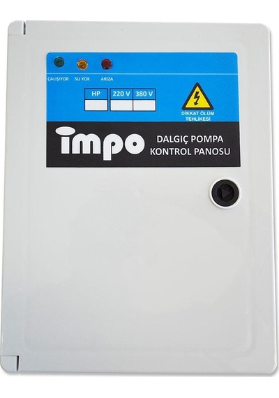 İmpo Abb T1250 12,5hp Trifaze Dalgıç Pompa Kontrol Panosu