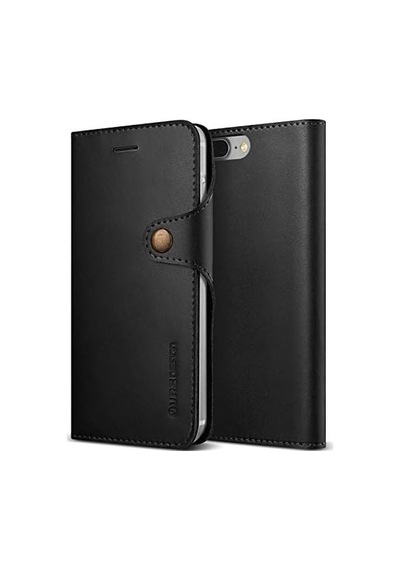 İphone 8 Plus / 7 Plus Native Diary Series Deri Kılıf Black 50 x 22