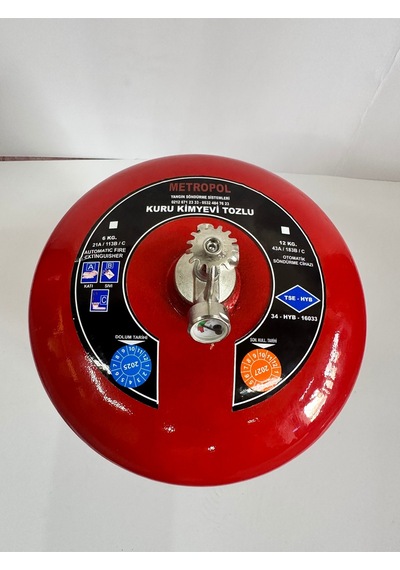 Yangın Tekne Sertifikalı 6kg Abc Tozlu Tayfun Yangın Söndürme Tüpü 4yıl Garantili