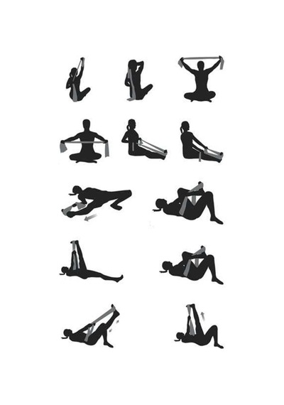 Voit Pilates Band Seti Üçlü