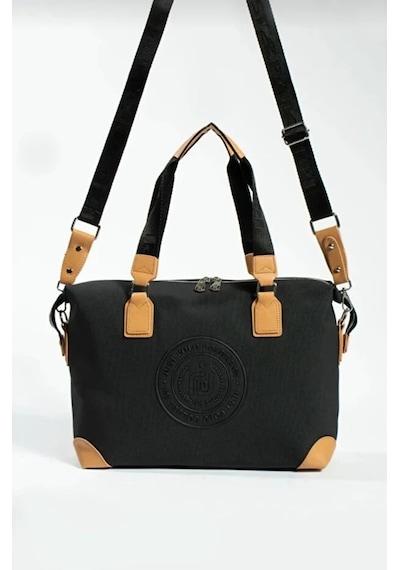 Just Polo Kadın Yeni Sezon Büyük Boy Lüks El Ve Omuz Çantası Shoulder Bag Ebat: 33 X 40 Cm Siyah - Taba 53141471