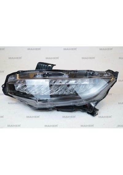 Honda Civic 2016-2022 Far Fc5 Sedan Executıve Ledli Sol Oem No:33150tedp11