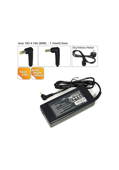 Acer Aspire 5570Z Uyumlu 19V 4.74A Adaptör