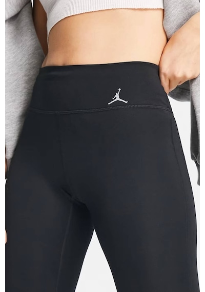 Nike Jordan Dri Fit Sport Legging Logo Black Wpmen's Tight Kadın Cepli Spor Tayt Siyah Siyah