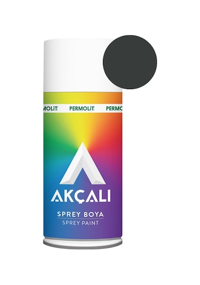 Akçalı 609 400 Ml Tampon Koyu Gri Sprey Boya