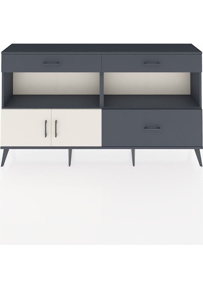 Arges Konsol 2 Raflı 3 Çekmeceli 2 Kapaklı 176x30x99 Antrasit-aytaşı/antrasit Aytası/antrasıt - Antrasıt Arges Konsol 2 Raflı 3 Çekmeceli 2 Kapaklı 176x30x99 Antrasit-aytaşı/antrasit Aytası/antrasıt - Antrasıt