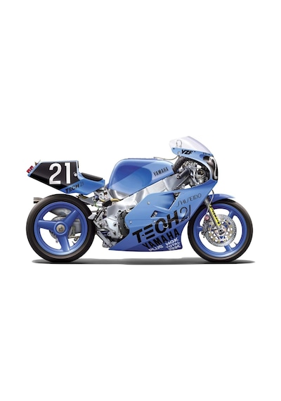 Fujimi Bıke9 14132 1/12 Ölçek, Yamaha Yzf750 Tech21 Racing Team 1987 Suzuka 8-hours Endurance Race, Motorsiklet Plastik Model K