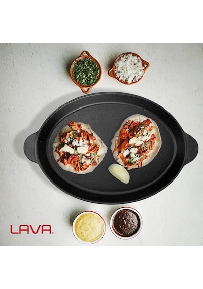 Fajita Tavası 18x24 Kulplu Oval Genel