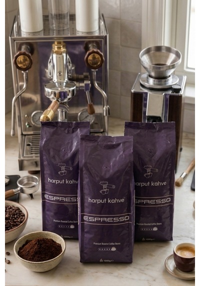 Espresso Kahve Çekirdekleri Premium Roasted 1000g Çekirdek Kahve
