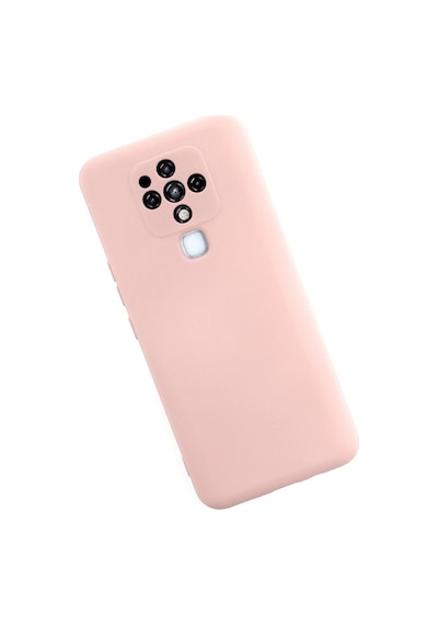 Cosmotex Newface Tecno Camon 16 Kılıf Nano İçi Kadife Silikon - Pudra