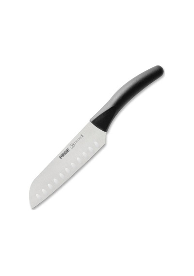 Pirgee Deluxe Oluklu Santoku Bıçağı - 17 Cm Çok Renkli