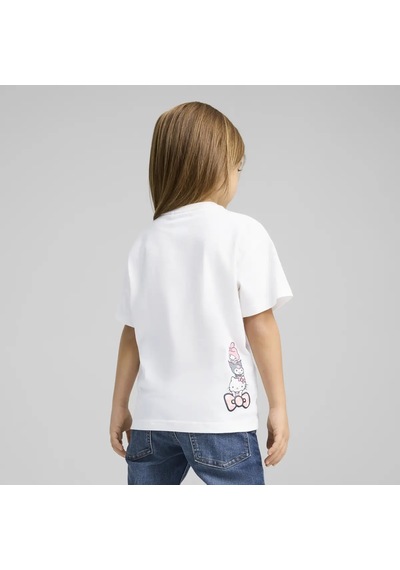 Puma X Hk&fr Graphic Tee Beyaz Kız Çocuk T-shirt & Polo