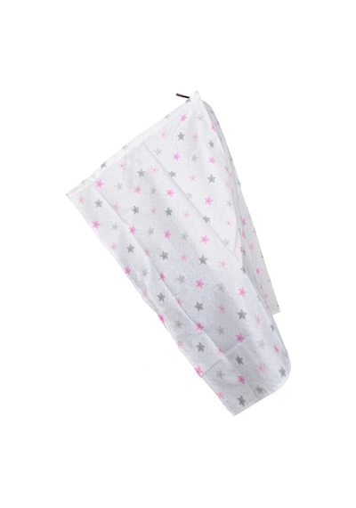 Sema Baby Çok Amaçlı Emzirme Örtüsü - Pembe Yıldız