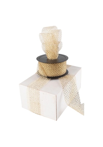 Fileli Kanaviçe Simli Kurdele 20 Mt 4 Cm