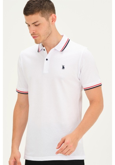 T8594 Dewberry Erkek T-shırt-beyaz Beyaz